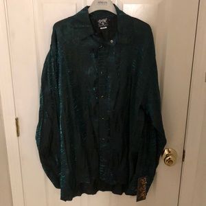 Iridescent button down